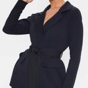 Classic Belted Lightweight Fitted Blazer NWT
